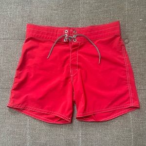 Birdwell 807 BOARD SHORTS - RED